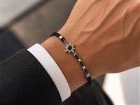 Bracelet Cianfrone Gioielli Man in Gold Diamante 0.03 Ct BROR-49-198 - BROR-49-198